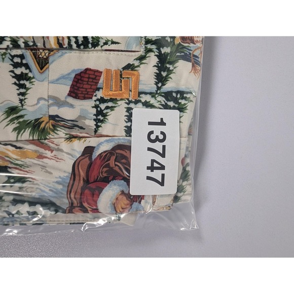 Loudmouth Pants Womens 6 Multicolor Santa North Pole Christmas Golf Capri - Picture 11 of 11